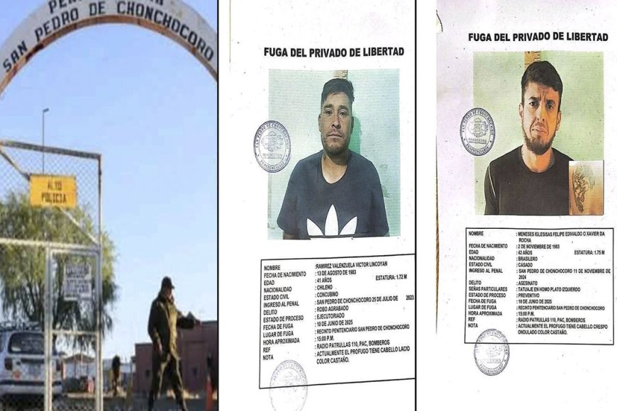 Tres policías aprehendidos por presunto favorecimiento en fuga de reos peligrosos en Chonchocoro