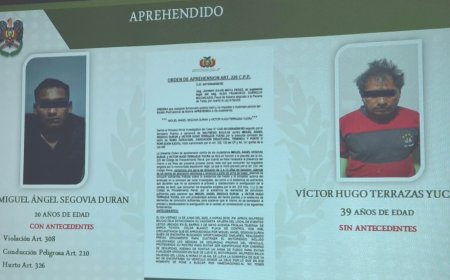 Envían a la cárcel con detención preventiva a los dos presuntos autores de robo agravado de vehículo.
