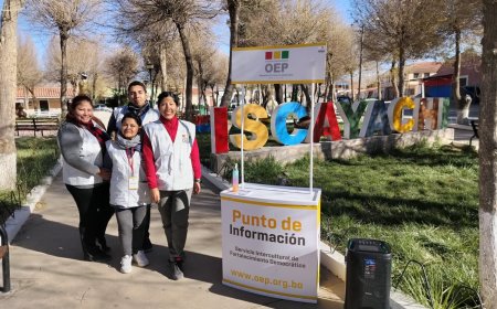 El TED socializa el proceso electoral en Iscayachi para fortalecer la participación ciudadana.