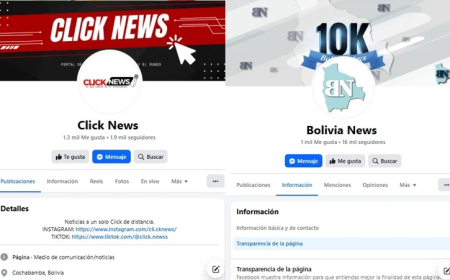 Bolivia Verifica confirmó guerra sucia financiada en redes: páginas falsas pagaron Bs 200.000 en desinformación contra Doria Medina y Quiroga.