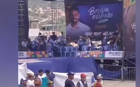 Proclamación de Eduardo Del Castillo en Caranavi termina en violencia y abandono del escenario.