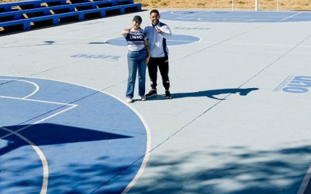 UNO entrega cancha polifuncional refaccionada en la Bombonera y reafirma su compromiso con el deporte en Tarija.