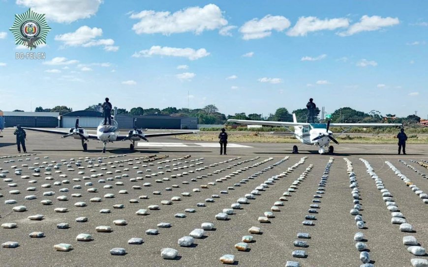 Operativos exitosos en Santa Cruz contra el narcotráfico, permiten secuestro de sustancias y vehículos.