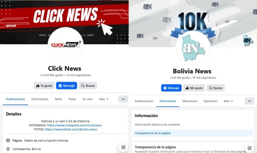 Bolivia Verifica confirmó guerra sucia financiada en redes: páginas falsas pagaron Bs 200.000 en desinformación contra Doria Medina y Quiroga.
