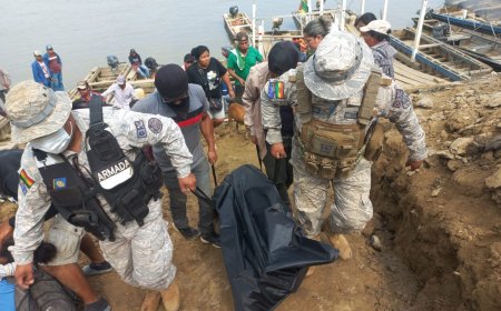 Armada Boliviana recupera cuerpo de comunario desaparecido en el río Mamoré