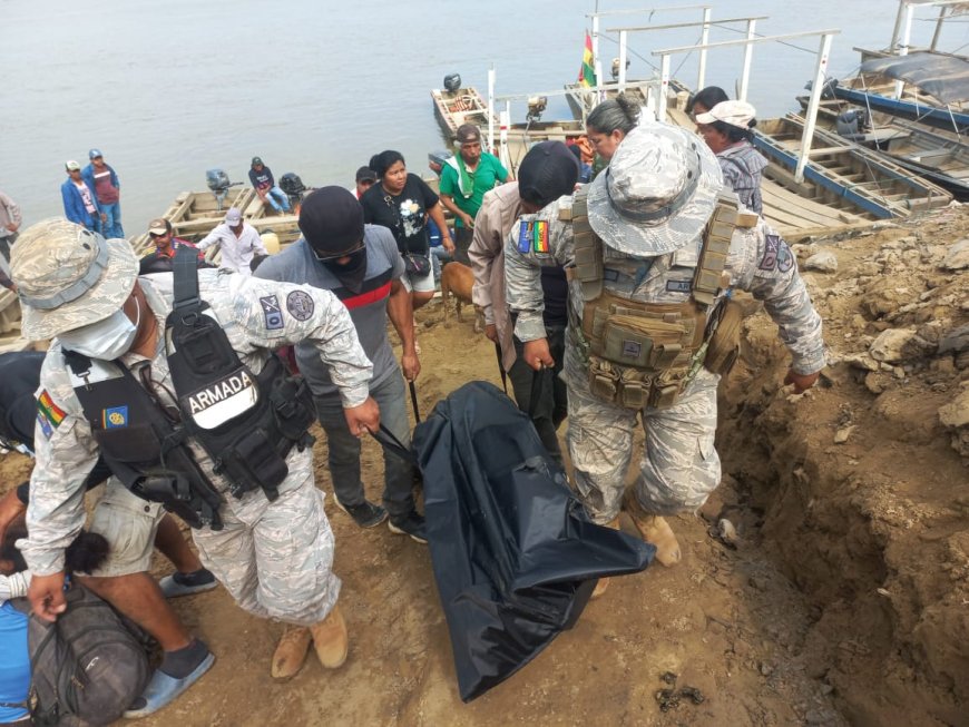 Armada Boliviana recupera cuerpo de comunario desaparecido en el río Mamoré
