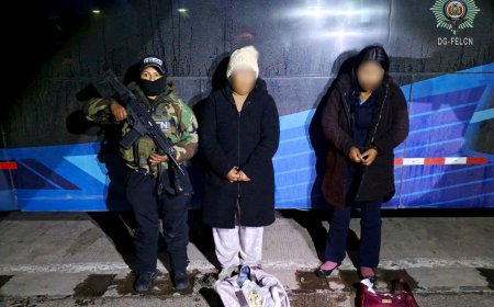 Dos pasajeras fueron detenidas con 115 cápsulas de pasta base de cocaína en la carretera Oruro–Pisiga