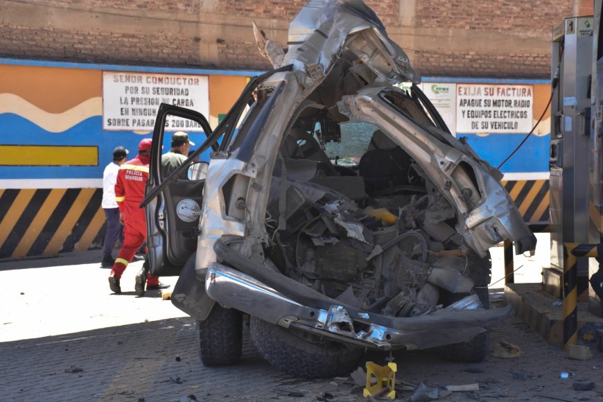 Explosión de tanque de GNV deja cinco heridos, entre ellos tres menores, en Cochabamba