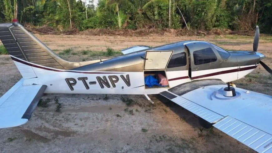 Narco muere en Brasil mientras custodiaba avioneta boliviana con media tonelada de cocaína