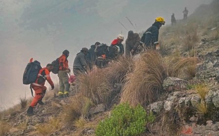 Tarija: La odisea de un investigador que cayó por una cascada y pasó la noche en el cerro