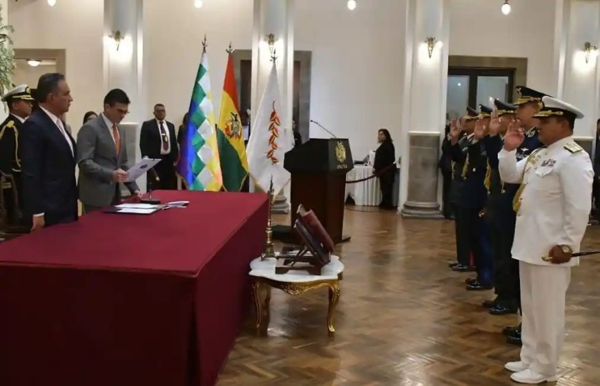 Presidente Paz posesionó al nuevo Alto Mando Militar con el compromiso de renovar las FF.AA. y fortalecer su vínculo con el pueblo