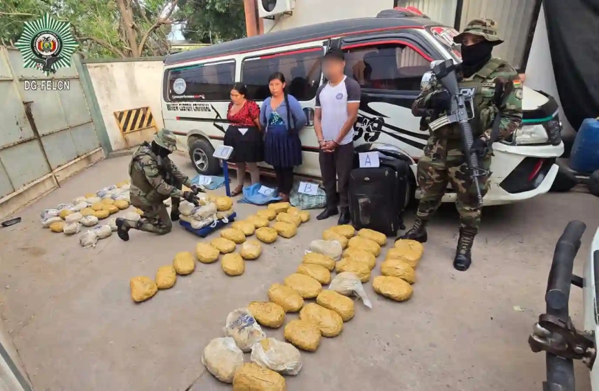Secuestran más de 100 paquetes de marihuana en un operativo de UMOPAR Bermejo