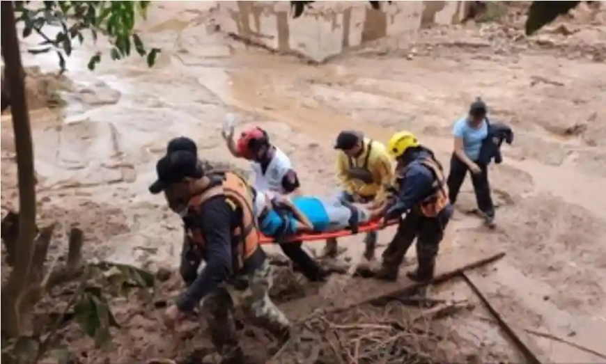 El Torno, golpeado por el desborde del río Piraí, comunidades aisladas, daños y temor por desaparecidos.