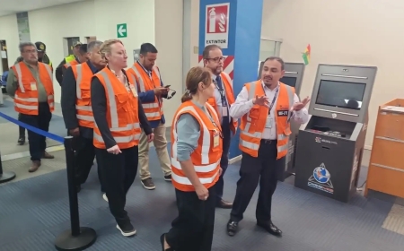 La Administración de Seguridad Aérea de EE.UU. Evalúa el Sistema de seguridad del Aeropuerto de El Alto.