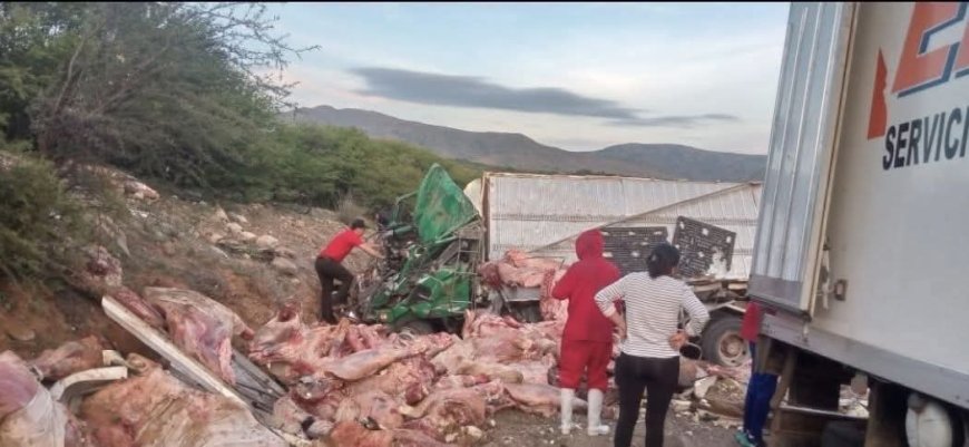 Murió el chófer de un frigorífico tras volcarse por inmediaciones de Santa Ana.