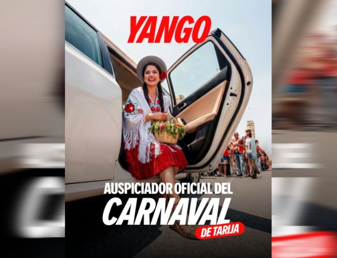 Yango es auspiciador oficial del Carnaval de Tarija y refuerza su compromiso con la ciudad
