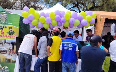 Feria informativa en el penal de Morros Blancos sobre servicios del sistema de justicia.