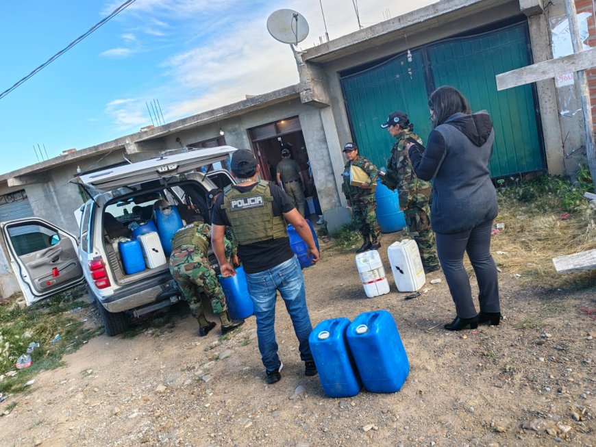 ANH aprehende a un hombre por presunto acopio ilegal de gasolina en Sucre.