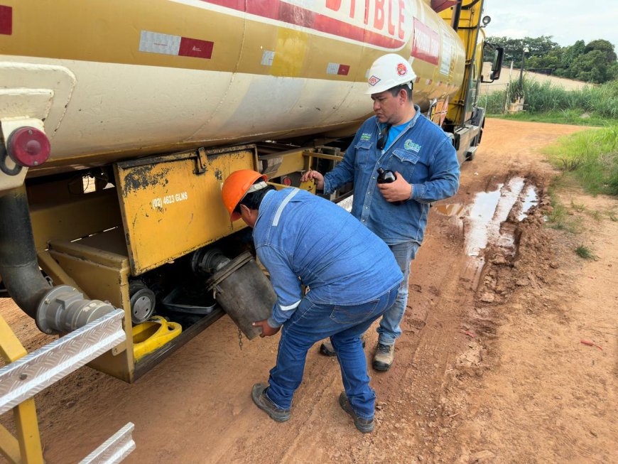 ANH precintó un cisterna con gasolina fuera de especificación tras control de calidad.