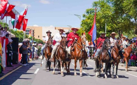 Asociaciones hípicas participan del desfile cívico por el 15 de Abril en Tarija