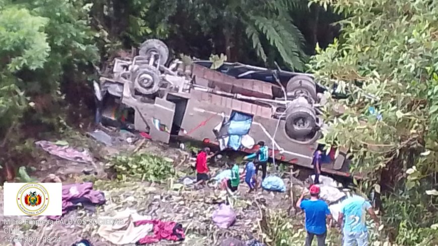 Tragedia en la ruta La Paz–Apolo deja seis muertos y activaron puente aéreo de emergencia.
