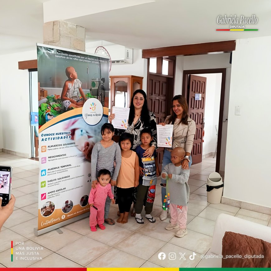 Niños con cáncer de Tarija podrán acceder a apoyo gratuito durante tratamientos en Santa Cruz