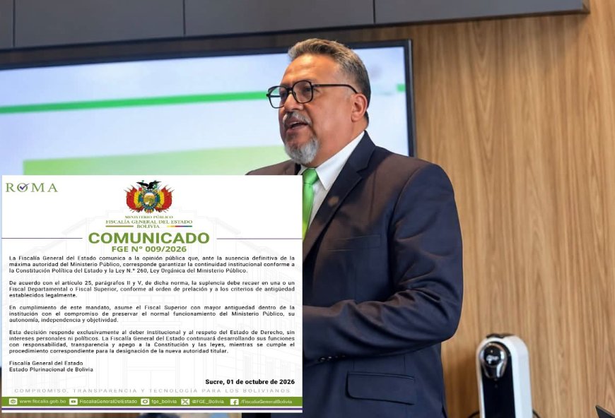 Luis Montaño asume como Fiscal General interino del Estado tras la aprehensión de Mariaca