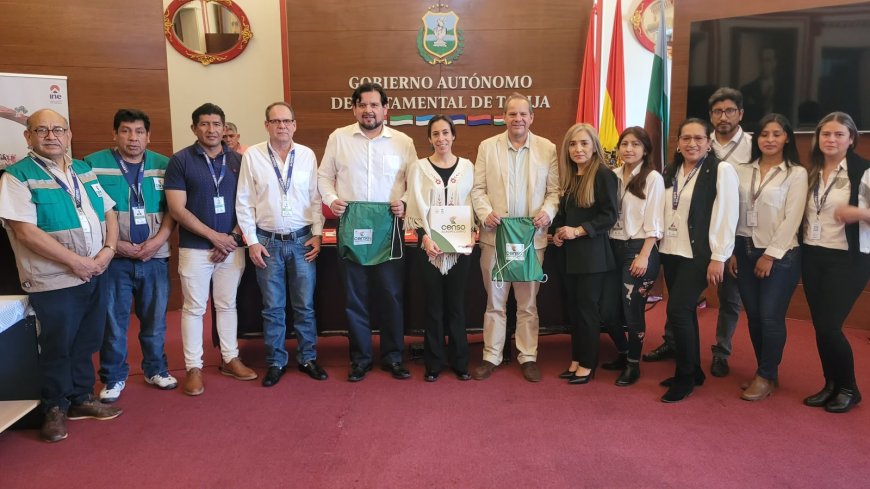 Gobernación de Tarija e INE unen esfuerzos para impulsar el Censo Agropecuario