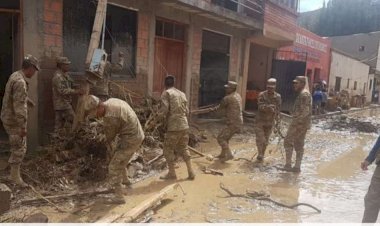 afectadas por fuerte lluvia y desborde de río en Cotagaita.