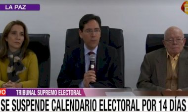 TSE posterga elecciones y llama al diálogo para definir una nueva fecha