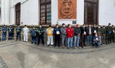 En Tarija, reconocieron a instituciones por su apoyo y trabajo en tiempos de Covid-19