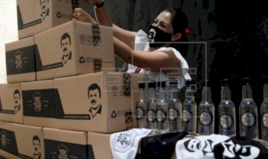 Entregan en México alimentos con la imagen de El Chapo Guzmán