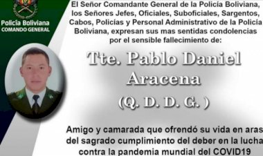 Reportan la muerte de un segundo policía por Covid-19