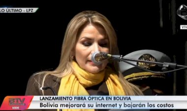 Bolivia inaugura la fibra óptica de internet con conexión directa al Pacífico