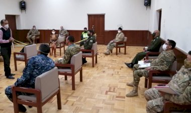 TED Tarija, Fuerzas Armadas y Policía coordinaron acciones de seguridad para las Elecciones Generales