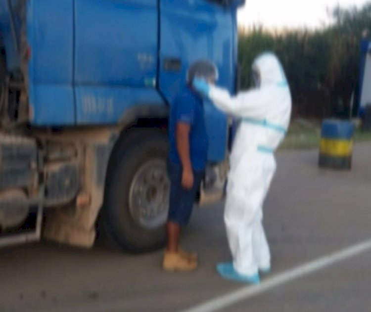 Un conductor fue detectado con síntomas del Covid-19 en la tranca de Santa Ana-Tarija