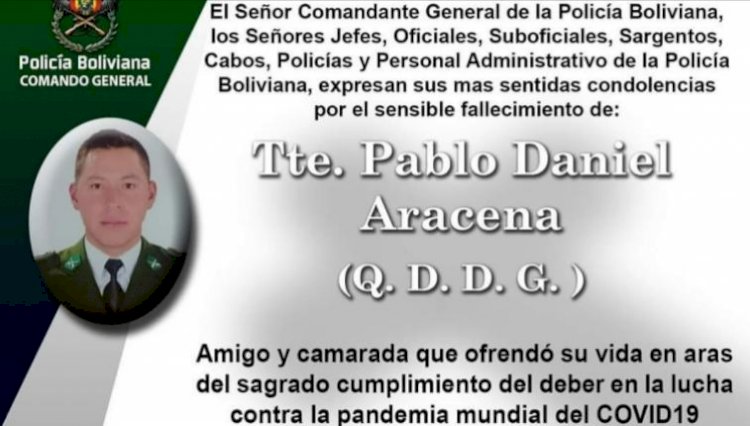Reportan la muerte de un segundo policía por Covid-19